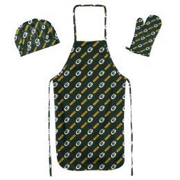 Packers 3PC Set - Apron;  Mitt;  Hat