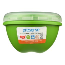 Preserve Large Food Storage Container - Green - Case of 12 - 25.5 oz