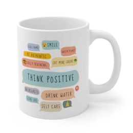 Think Positive Messages Theme Mug