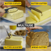 3 In 1 Stainless Steel Butter Spreader Knife Butter Curler Spreader Butter Knife