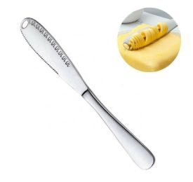 3 In 1 Stainless Steel Butter Spreader Knife Butter Curler Spreader Butter Knife