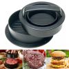 3in1 ABS Hamburger Maker Meat Press Round Shape Non-Stick Chef Cutlets Beef Grill Burger Patty Mold