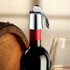 Wine Bottle Stopper Stainless Steel Reusable Leakproof Silicone Beverage Bottle Sealer Wine Fresh