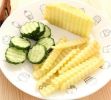 Potato Wavy Edged Knife Cutting Peeler Stainless Steel Kitchen Gadget Cooking Tool Accessories