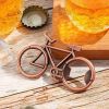 1Pc Bicycle Bottle Opener Fashion Metal Beer Bottle Opener Cute Bike Bicycle Keychain Key Rings for Lover Biker Bottle Openers Creative Wedding Gift