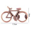 1Pc Bicycle Bottle Opener Fashion Metal Beer Bottle Opener Cute Bike Bicycle Keychain Key Rings for Lover Biker Bottle Openers Creative Wedding Gift