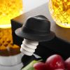 1PC Reusable Wine Stopper Bottle Caps Wine Stopper Family Bar Preservation Tools Silicone Creative Hat Design Safe and Healthy