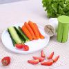 Stainless Steel Blade Cucumber Manual Slitter Creative Multi-functional Fruit And Vegetable Divider