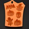 Halloween Pumpkin Plunger Chocolate Cake Cookie Fondant Mold