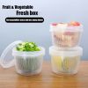 Food Box Crisper Refrigerator Colander Fruit Vegetable Washing Bask Strainer Drainer Kitchen Tools