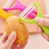 Kitchen Gadgets Ceramic Multi-function Fruit Planing Vegetable U-type Peeler