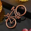 1Pc Bicycle Bottle Opener Fashion Metal Beer Bottle Opener Cute Bike Bicycle Keychain Key Rings for Lover Biker Bottle Openers Creative Wedding Gift