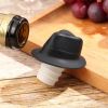 1PC Reusable Wine Stopper Bottle Caps Wine Stopper Family Bar Preservation Tools Silicone Creative Hat Design Safe and Healthy