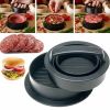 3in1 ABS Hamburger Maker Meat Press Round Shape Non-Stick Chef Cutlets Beef Grill Burger Patty Mold