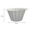 100Pcs/Set Coffee Filter Cup Disposable Safe Oval High Temperature Resistant Coffee Cup for Bar