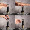 Red Wine Vacuum Retain Freshness Bottle Stopper Preserver Sealer Plug Air Pump Stopper Sealer Plug Tools Wine Vacuum Stopper