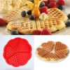 DIY Cake Silicone Mini Round Waffles Pan Cake Baking Mould Mold Waffle Tray