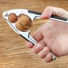 1pc Stainless Steel Nutcracker; Pine Pecan Hazelnut Plier Sheller Opener; Nut Cracker; Multi-Function Quick Walnut Cracker