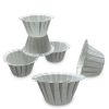 100Pcs/Set Coffee Filter Cup Disposable Safe Oval High Temperature Resistant Coffee Cup for Bar