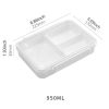 Microwaveable Lunch Box Divided Fruit Box Pupils Portable Lunch Box Fresh-keeping Box