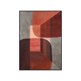 Geometric Abstract Scene Scandinavia Canvas Painting Wall Art Poster Picture for Gallery Living Room Interior Home Decor (size: 90x120cm)