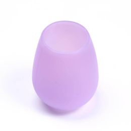 Silicone Wine Glass (Color: purple)