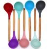 1Pc of Wood Handle Silicone kitchenware Health Kitchenware and kitchen Accessories