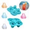 2022 Ice Cube Maker DIY Creative Silica Gel Gun Bullet Skull Shape Tray Mold Home Bar Party Cool Whiskey Wine Ice Cream Bar Tool