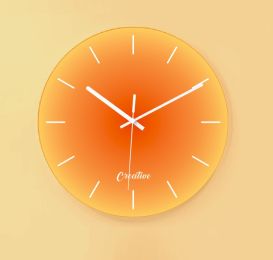 Factory Creative Sunset Glass Clock Wall Watch Home Wall Watch Creative Personality Simple Sunset Creative Art Clock (colour: LRZ0003)