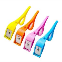 Multifunctional Apple Peeler Orange Pear Shaving Long Skin Ring Peeler Kitchen Tool (Color: Pink)