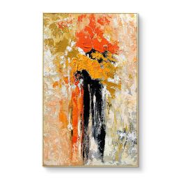 100% Unique Art Handmade Abstract  Pictures Oil Paintings On Canvas Modern Wall Picture For Living Room Home Decoration No Frame (size: 70x140cm)