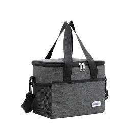 Lunch Bag for Women Work, Insulated Lunch Box Extra Large Lunch Tote Bag (Color: Black)