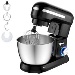 Smart Household Kitchen Food Mixer Small Stand Mixer (type: Stand Mixer, Color: Black)