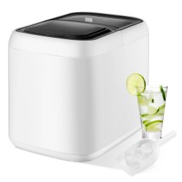 Home Portable Self-Clean Countertop Ice Maker (type: Ice Maker, Color: White)