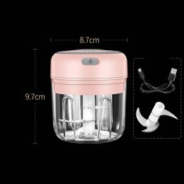 Quick Chop Powered Herbs,Veggie Chopper And Salsa Maker (Color: Pink)