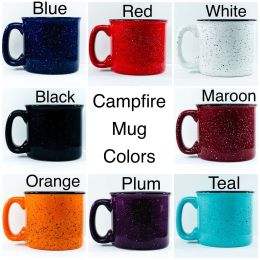 Sweater Weather Campfire Mug (Primary color: Blue)