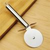 New Stainless Steel 430 Pastry Nonstick Pizza Cutter Wheel Slicer Blade Grip