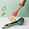 Nylon Egg Beater Dual-Purpose Whisk Blender Buffet Tongs Kitchen Baking Tools