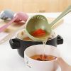 2 In 1 Plastic Straining Ladle Soup Pan Spoon with Filter Strainer Kitchen Cooking Tools