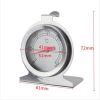 Stainless Steel Oven Cooker Thermometer Temperature Gauge Mini Thermometer Grill Temperature Gauge for Home Kitchen Food HOT