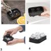 2022 Ice Cube Maker DIY Creative Silica Gel Gun Bullet Skull Shape Tray Mold Home Bar Party Cool Whiskey Wine Ice Cream Bar Tool