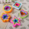 5Pcs Fondant Cake Cookie Sugarcraft Cutters Decorating Molds Tool Set Kitchen Supplies