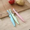 Solid Plastic Handle Peeler Fruit Knife Toothbrush Yam Sweet Potato Horseshoe Chestnut Peeler