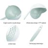 2 In 1 Plastic Straining Ladle Soup Pan Spoon with Filter Strainer Kitchen Cooking Tools