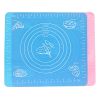 Silicone Non-stick Scale Rolling Dough Mat Liner Baking Fondant Pad Cooking Tool